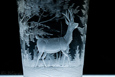 Antique Etched Glass