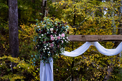 Floral Piece In Fall